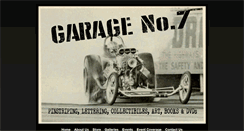 Desktop Screenshot of garageno7.com