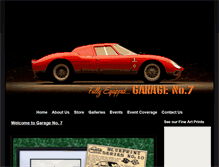Tablet Screenshot of garageno7.com